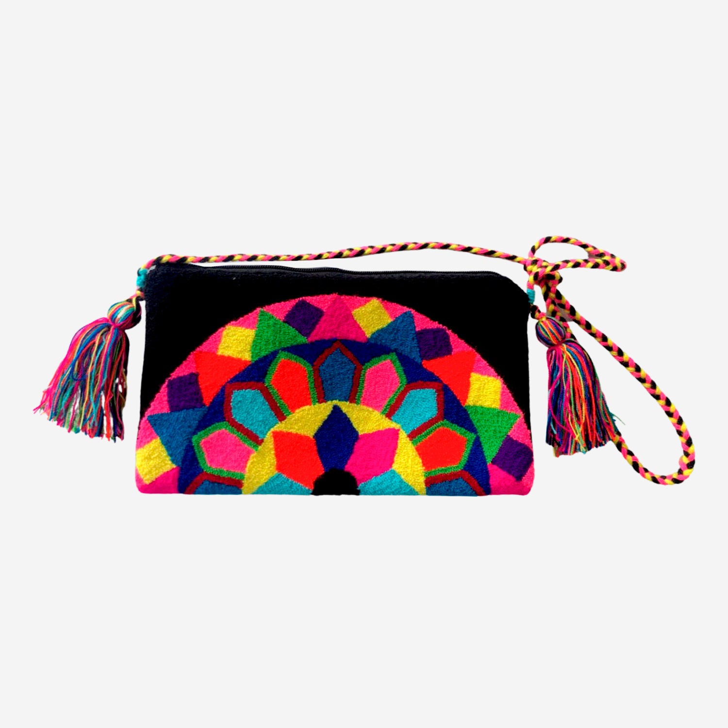 Bolso Wayuu grande - negro