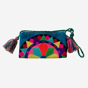 Bolso Wayuu grande - azul 