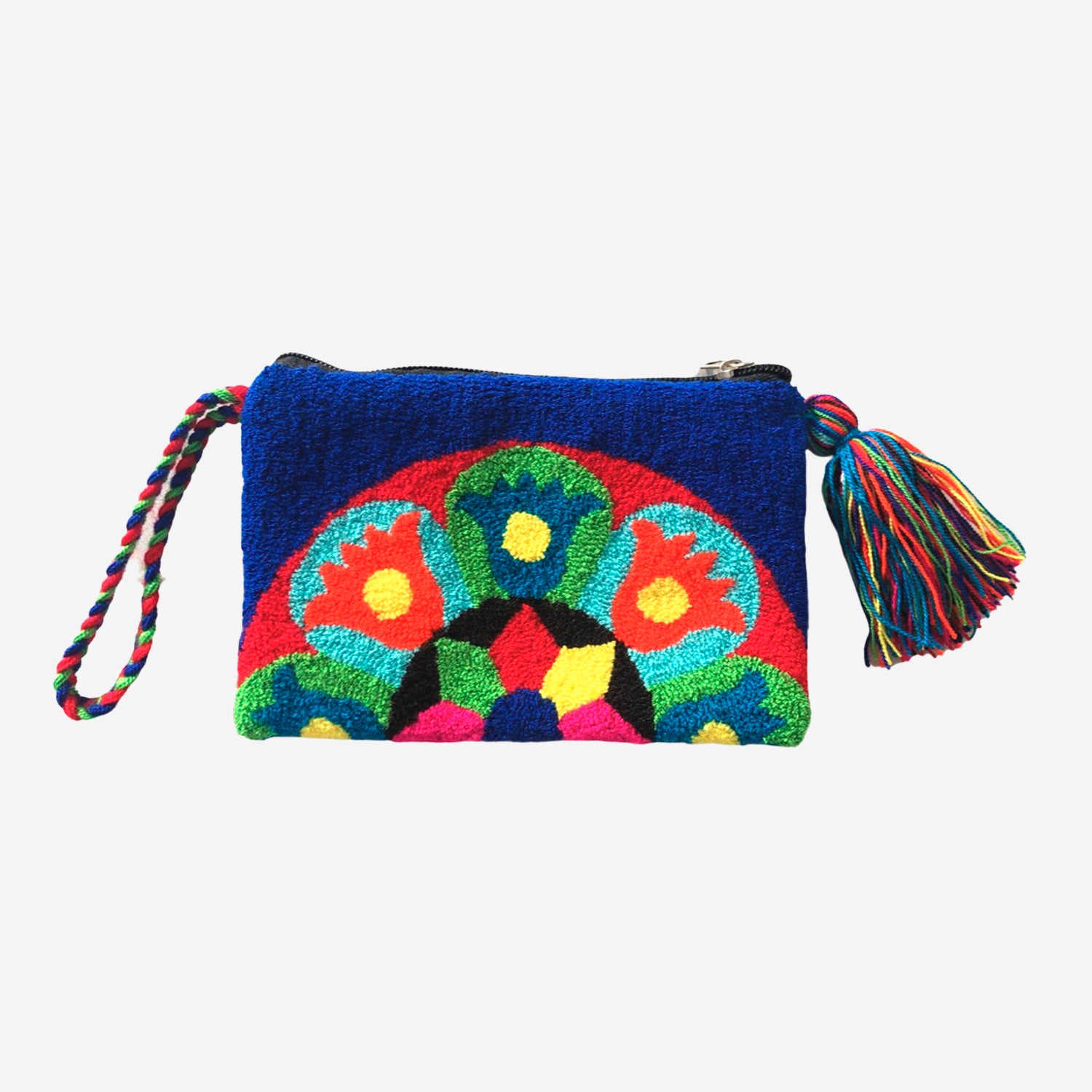 Bolso Wayuu pequeño - azul rey