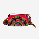 Cargar imagen en el visor de la galería, Bolso Wayuu tipo clutch grande - muy rosa 
