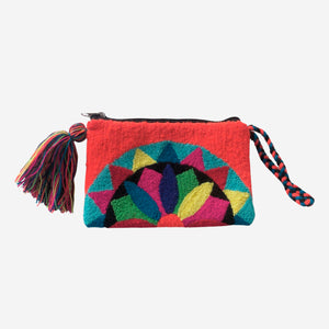 Bolso Wayuu pequeño color naranja