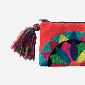 Bolso Wayuu pequeño color naranja