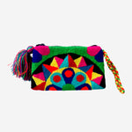 Cargar imagen en el visor de la galería, Bolso Wayuu pequeño - verde
