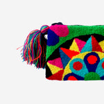 Cargar imagen en el visor de la galería, Bolso Wayuu pequeño - verde
